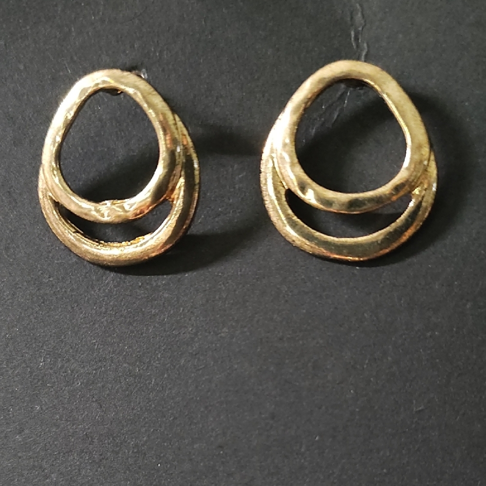 Elegant Gold-Tone Earrings